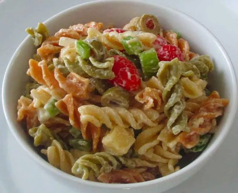 Haitian macaroni salad